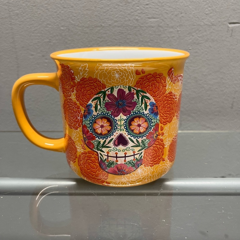 Day Of the Dead Sugar Skull Ceramic Coffee Cup Mug